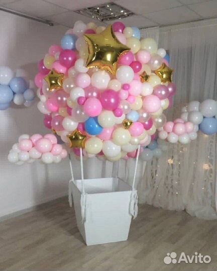 Воздушный шар из шаров