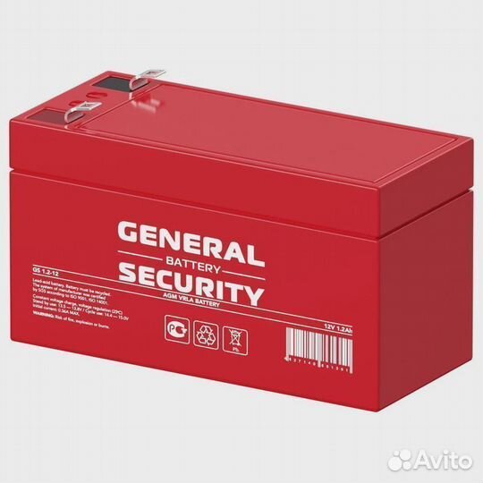 Аккумулятор General Security GS 1.2-12
