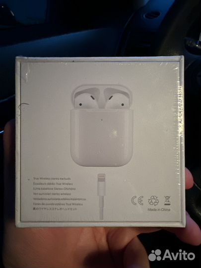 Беспроводные наушники apple airpods 2