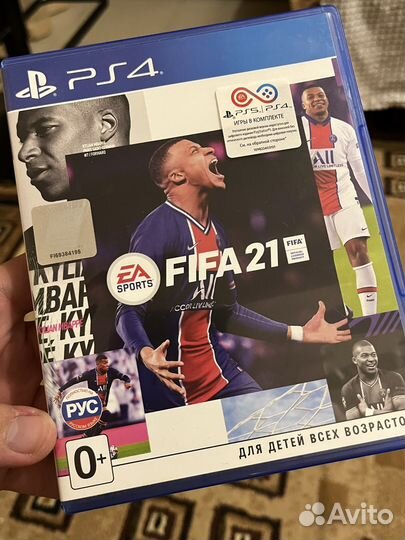 Fifa 21 ps4 диск