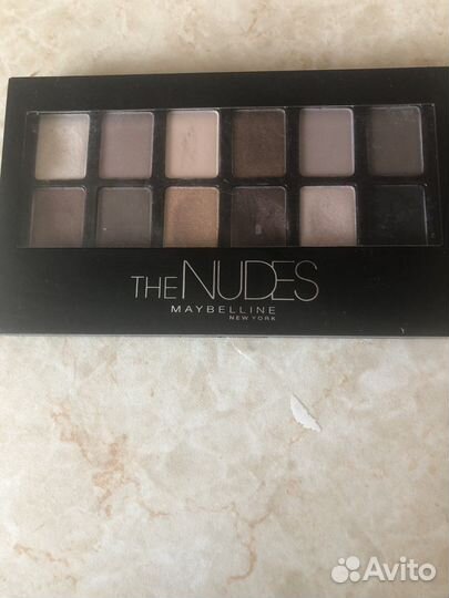 Палитра теней maybelline