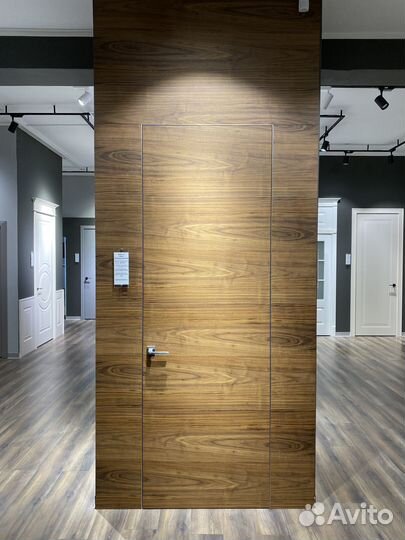 Скрытые двери с открыванием на себя