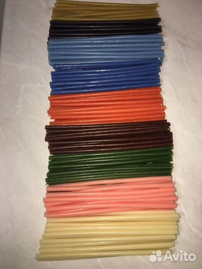 Цветные восковые свечи