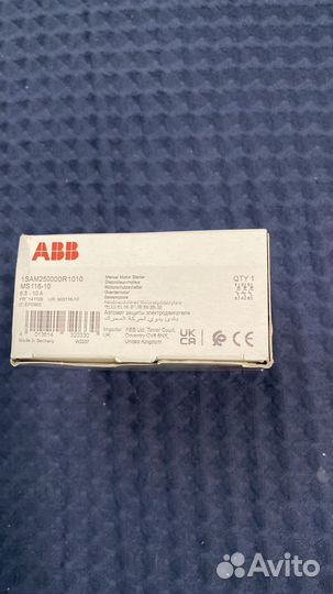 Автомат защиты электродвигателя MS 116