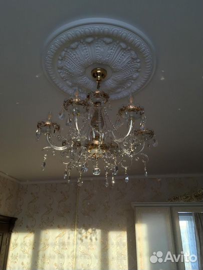 Люстра Bohemia Чехословакия шести рожковая