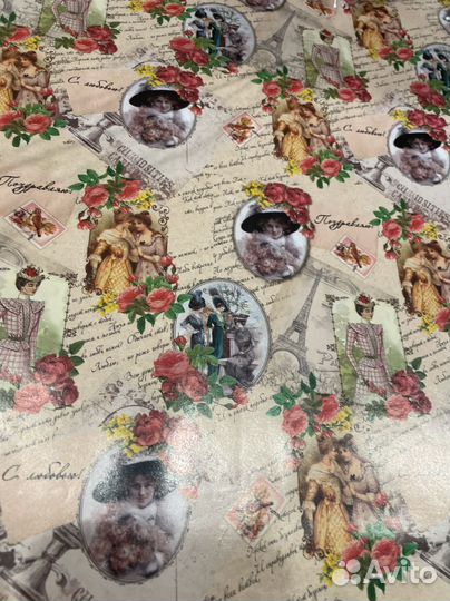 Упаковочная бумага тишью и крафт