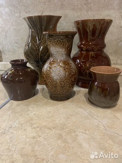 Ваза для цветов керамика СССР