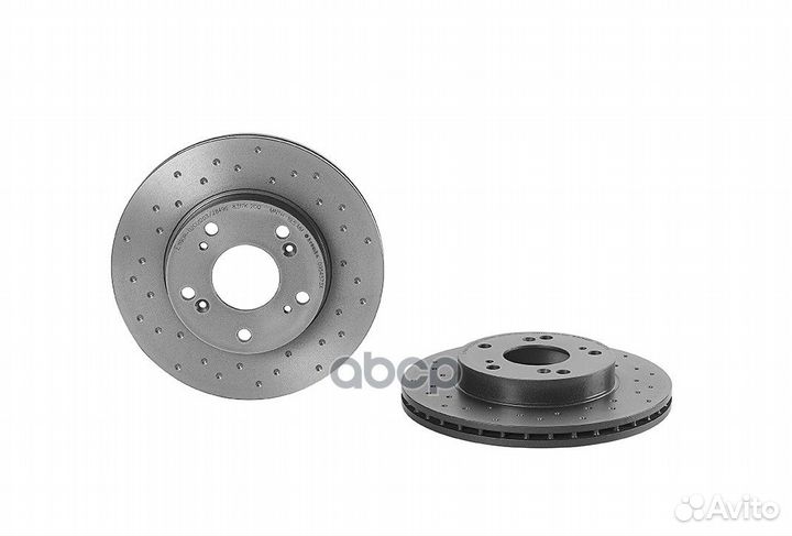 Диск торм. пер. Xtra 0954573X Brembo