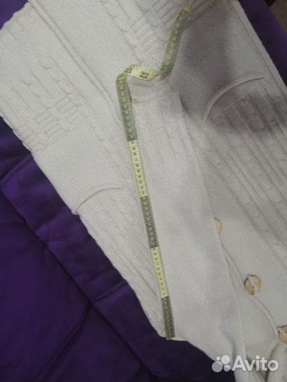 Кардиган женский длинный с капюшоном