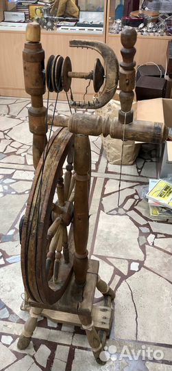 Прялка деревянная старинная