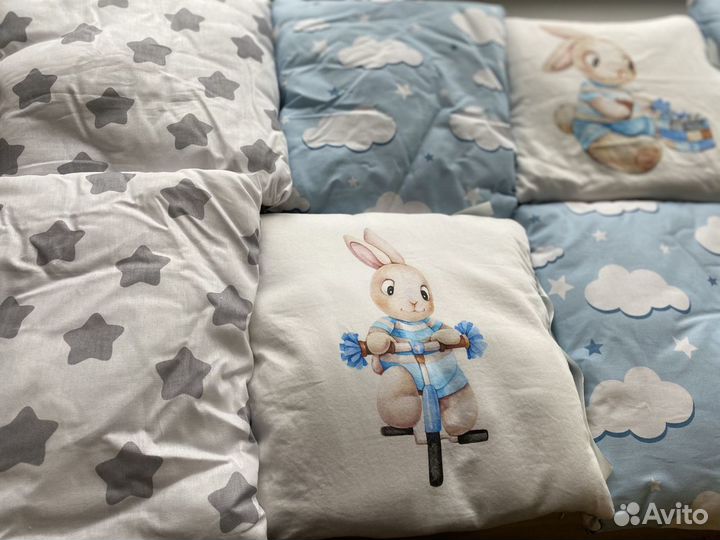 Бортики на детскую кроватку