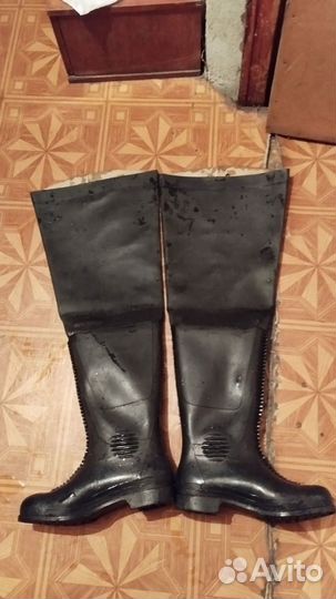 Сапоги резиновые мужские, для рыбалки