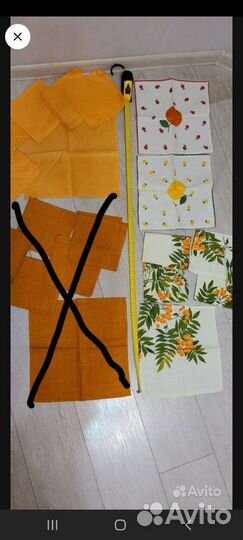 Льняные скатерть,салфетки, платки, косынки СССР