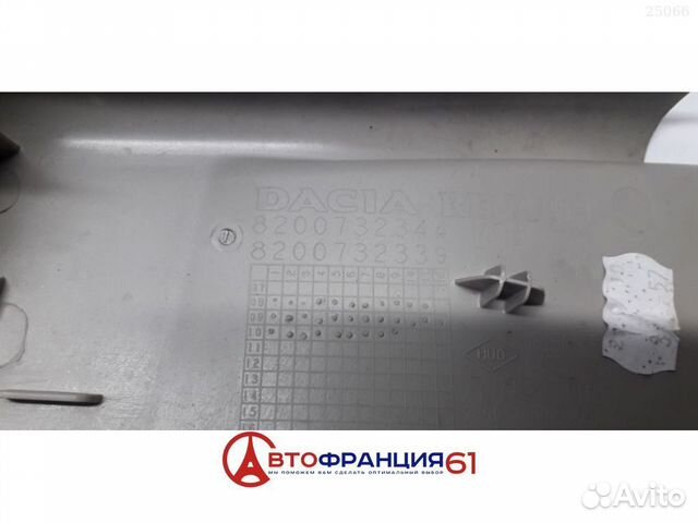 Обшивка центральной стойки, 8200732344 renault dus