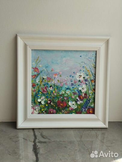 Картина маслом. Цветы