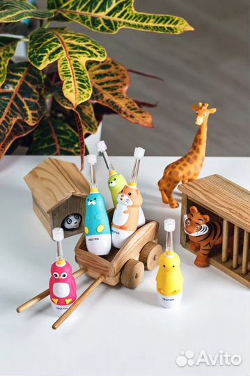 Детская электрическая зубная щетка Mega Ten 0-12 л