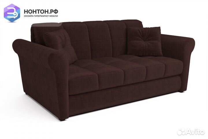 Диван аккордеон Гранд коричневый