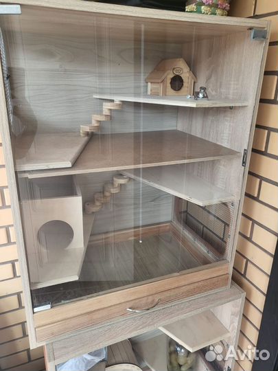 Клетка витрина для грызунов