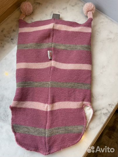 Шапка шлем kivat зима для девочки