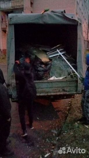 Вывоз строительного мусора. 3 тонны 16 кубов