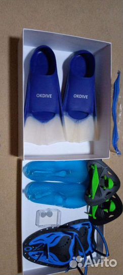 Набор для плавания Ласты сумка пляжная