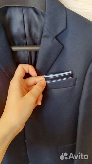 Пиджак для мальчика 122 костюм с брюками школьный