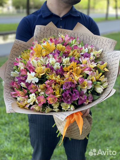 Букет из альстромерий микс