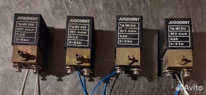 Пневмораспределитель/Jugodent/ 20V, 0,3A, 0-8bar