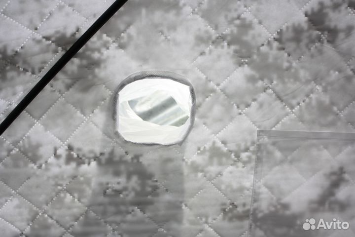 Палатка зимняя куб-4, В-220см, Ш-220см, 3 слойная