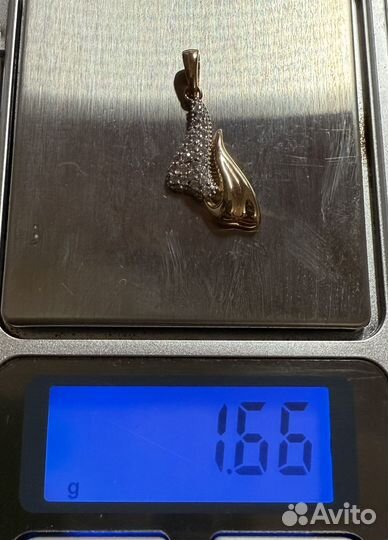 Золотая подвеска