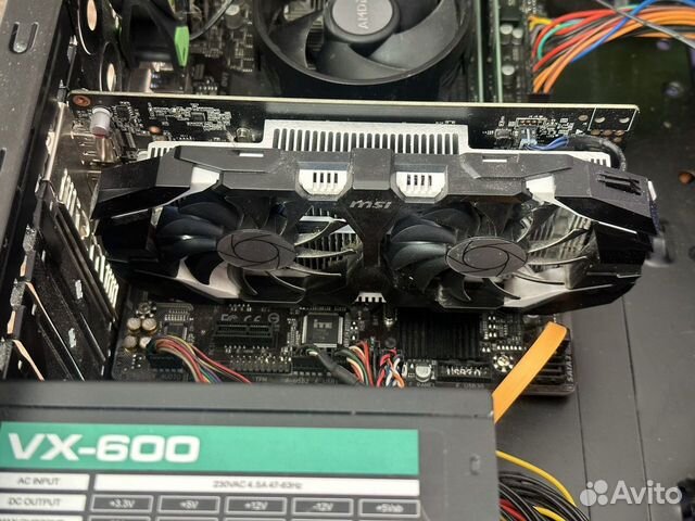 Видеокарта MSI GeForce GTX 1050Ti