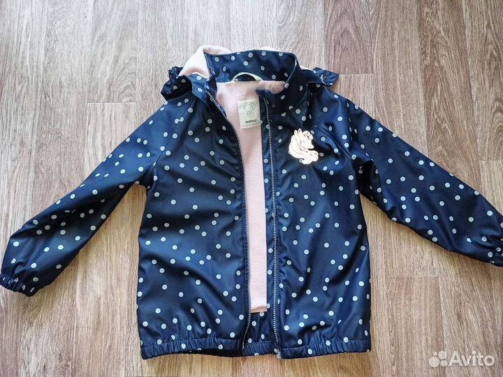 Куртка дождевик для девочки