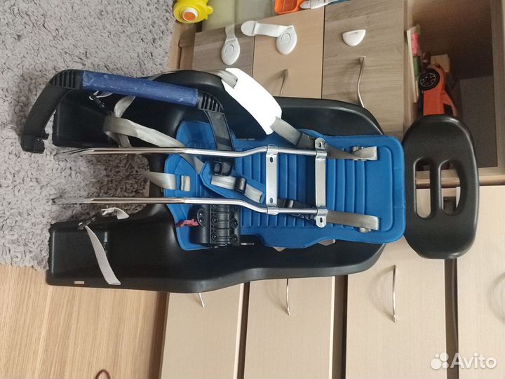 Детское кресло для велосипеда на багажник