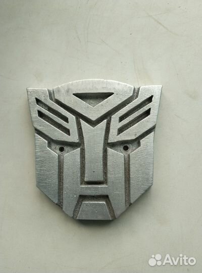 Автобот шильдик маска эмблема из металла