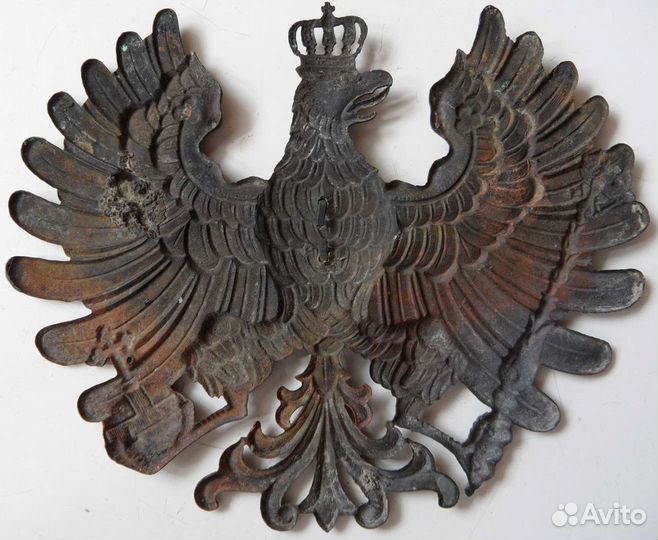 Накладка-герб времён кайзера Вильгельма II-го