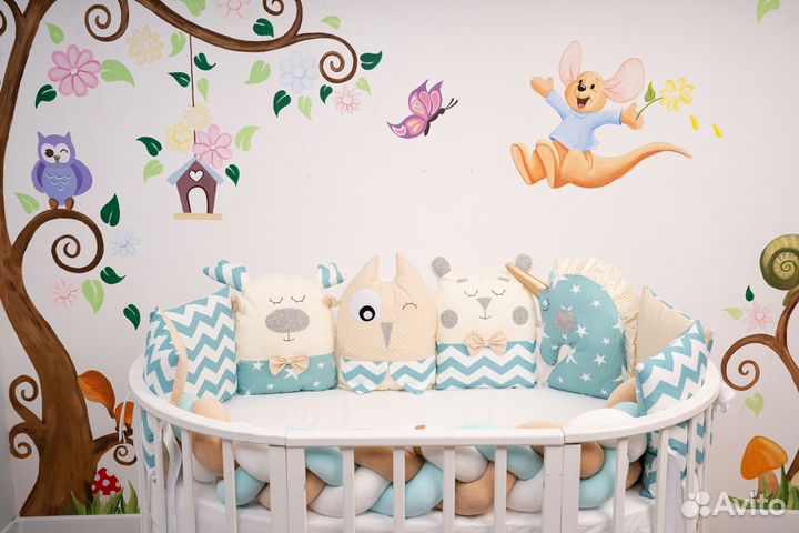 Бортики в кроватку