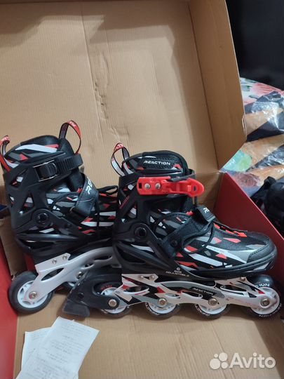 Роликовые коньки детские раздвижные