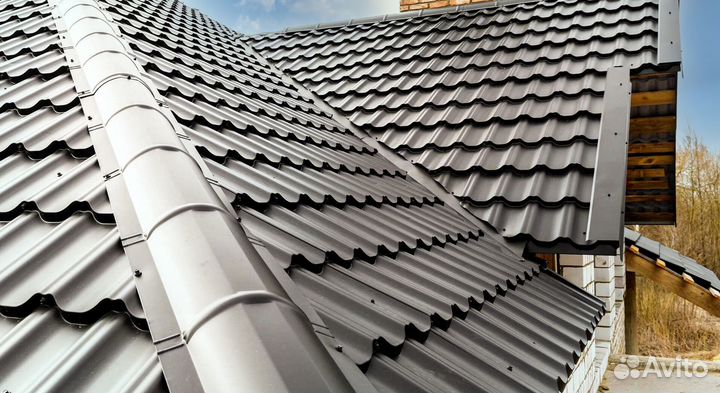 Кровля из профлиста под ключ