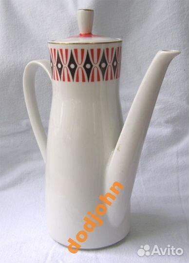 Винтажный кофейник из гдр 1