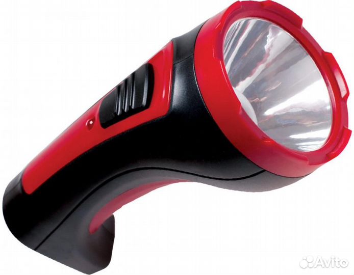 Фонарь ручной аккумуляторный, 1W, аккум. 4V