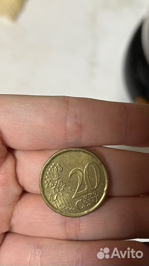 Монета euro cent