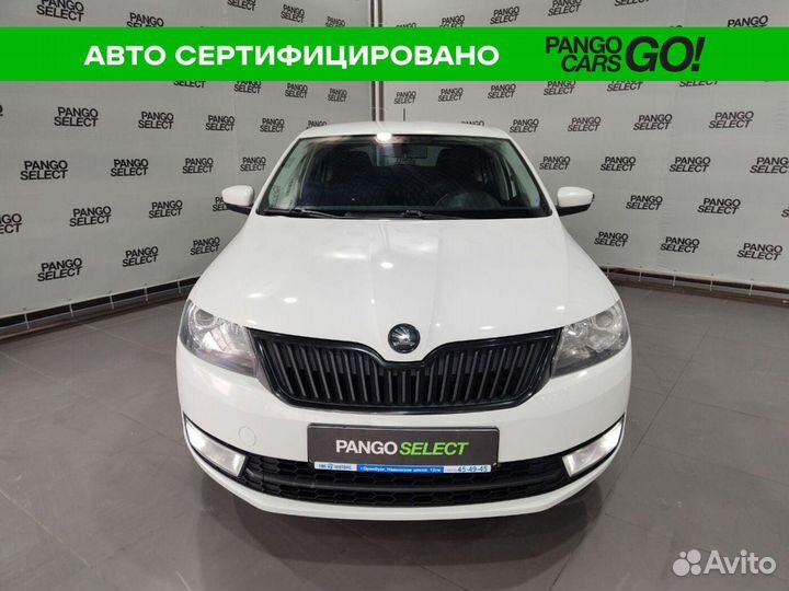 Skoda Rapid 1.6 МТ, 2016, 204 200 км