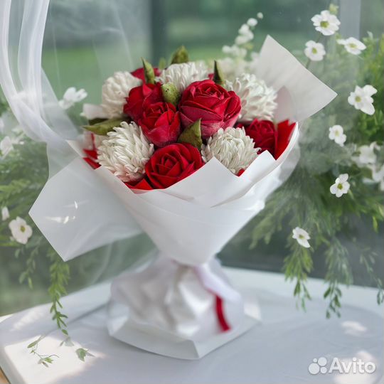 Букеты из Натурального зефира,ручной работы