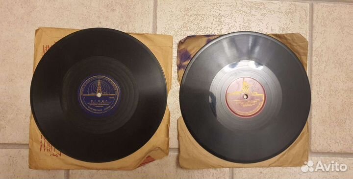 Пластинки для патефона