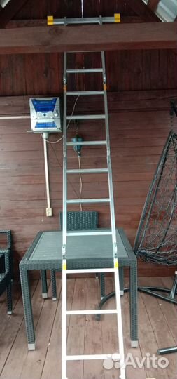 Лестница телескопическая стремянка, трансформер