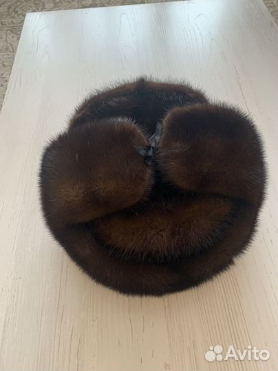 Норковая шапка мужская