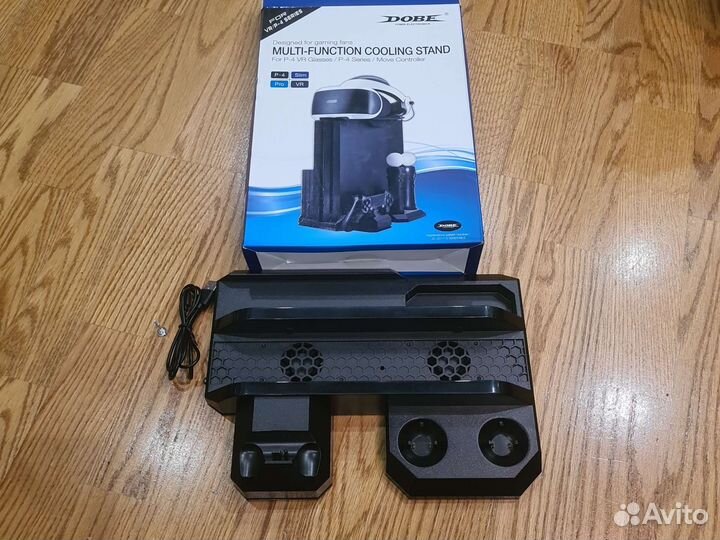 Охлаждающая подставка и Зарядка для Sony ps4