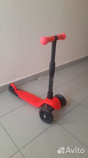 Самокат детский трехколесный Альфа