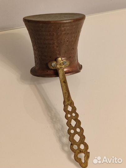 Турка для кофе медная новая