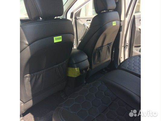 Каркасные авточехлы на Hyundai Santa Fe 3